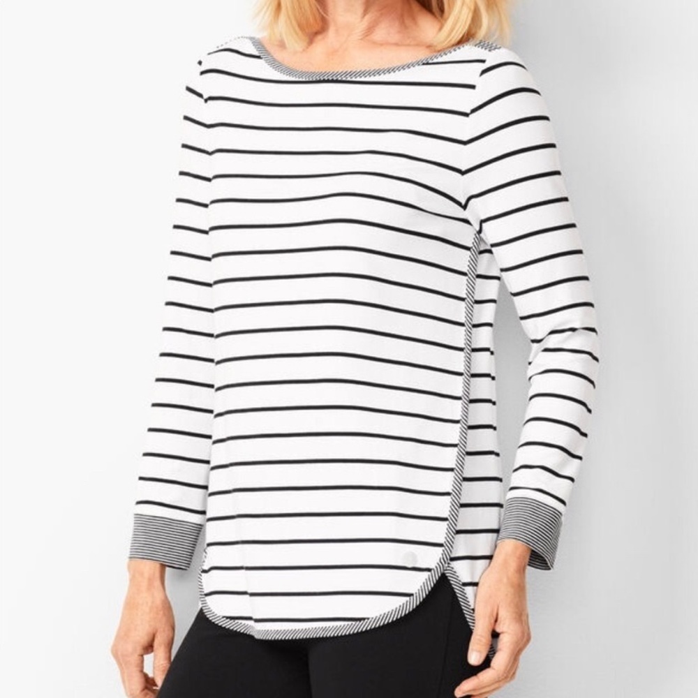 Oprah Longline T-shirt by Talbots Longline Size Small